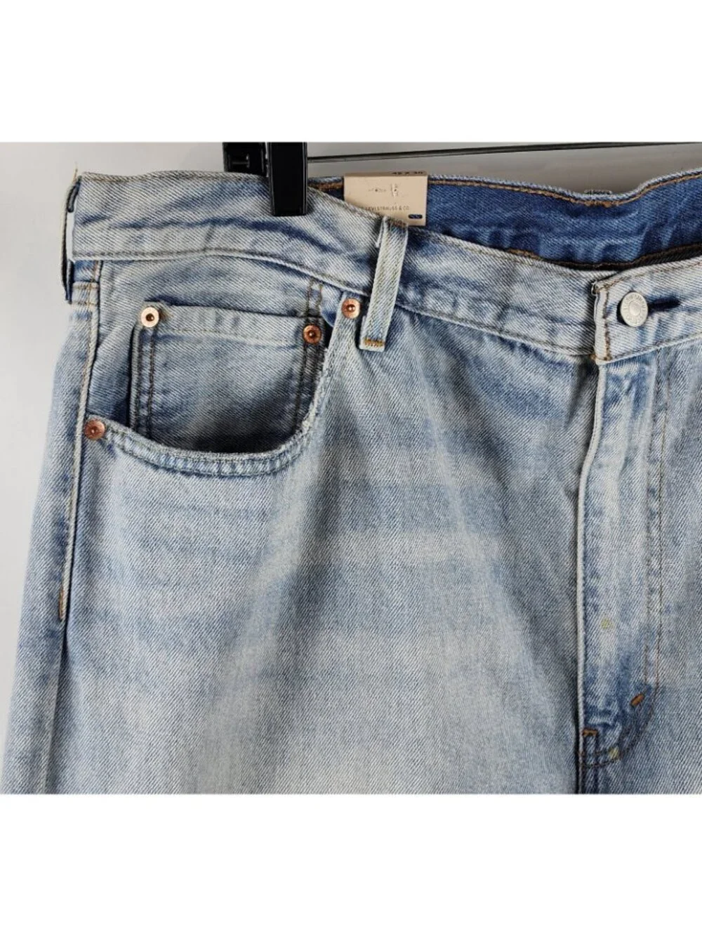 Levis 550 '92 Relaxed Taper Mens 42x30 Jeans Marker Stained Distressed New
